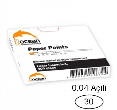 Ocean 30 No 0.04 Açılı Paper Points - 1